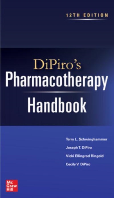 DiPiro's Pharmacotherapy Handbook, Paperback / softback Book