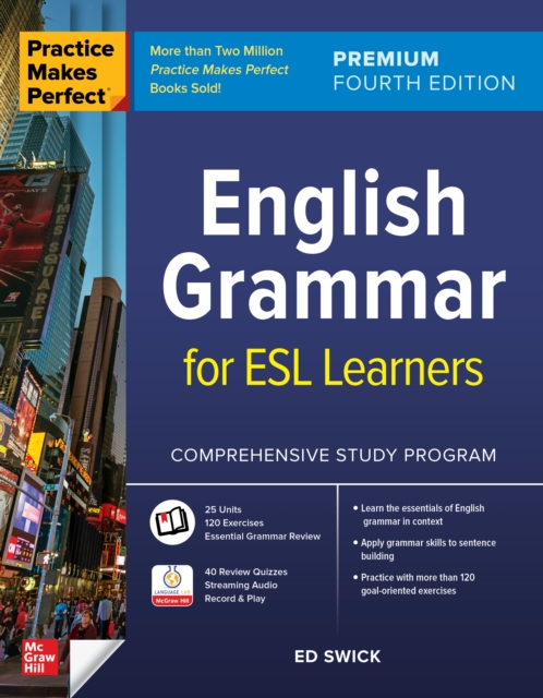 Practice Makes Perfect: English Grammar for ESL Learners, Premium Fourth Edition, EPUB eBook