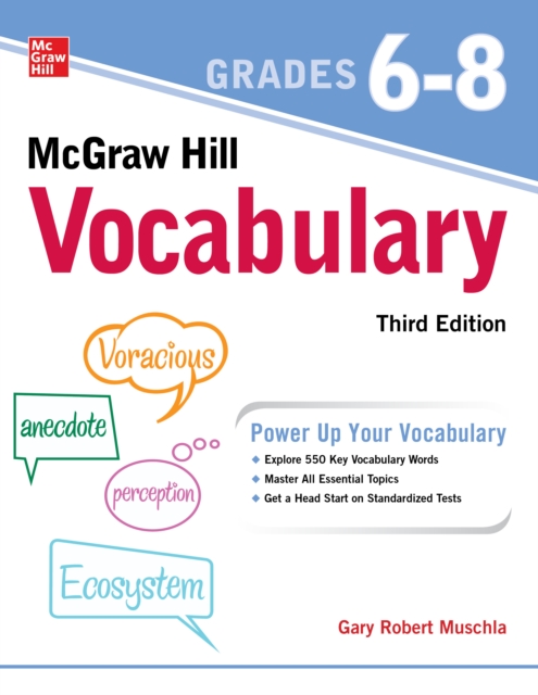 McGraw Hill Vocabulary Grades 6-8, Third Edition, EPUB eBook