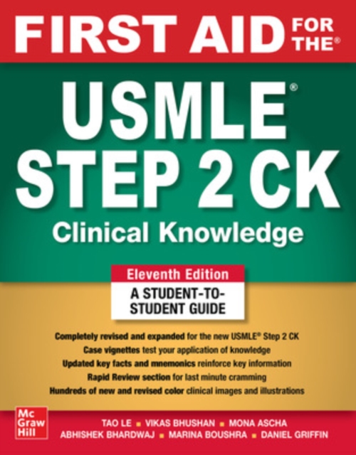 First Aid for the USMLE Step 2 CK, Eleventh Edition, Paperback / softback Book