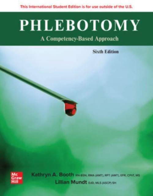 Phlebotomy: A Competency Based Approach ISE, Paperback / softback Book