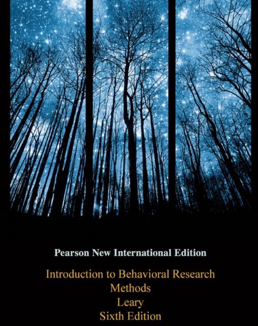 Introduction to Behavioral Research Methods : Pearson New International Edition, PDF eBook