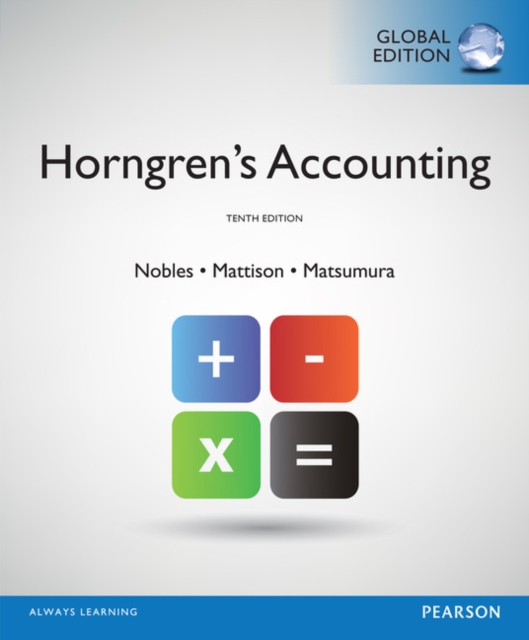 Horngren's Accounting, Global Edition, Paperback / softback Book
