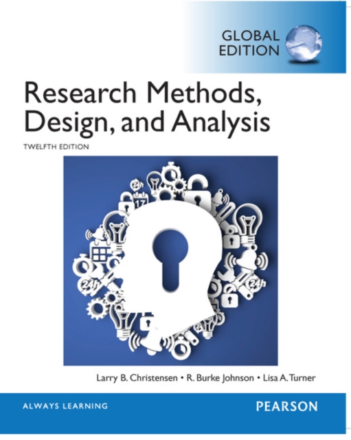 Research Methods, Design, and Analysis, Global Edition, Paperback / softback Book