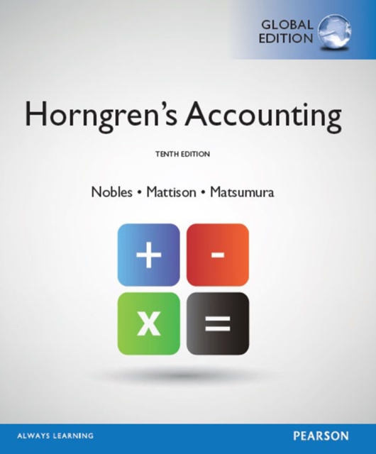 Horngren's Accounting PDF eBook, Global Edition, PDF eBook