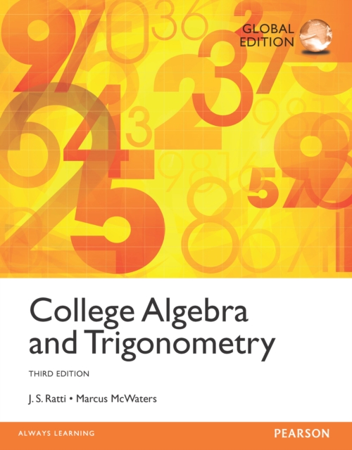 College Algebra and Trigonometry, Global Edition, PDF eBook