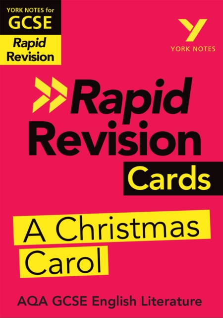 York Notes for AQA GCSE Rapid Revision Cards: A Christmas Carol catch up, revise and be ready for and 2023 and 2024 exams and assessments, PDF eBook