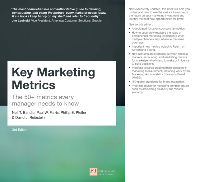 Key Marketing Metrics : The 50+ Metrics Every Manager Needs To Know, EPUB eBook