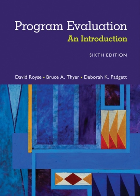Program Evaluation : An Introduction to an Evidence-Based Approach, Paperback / softback Book