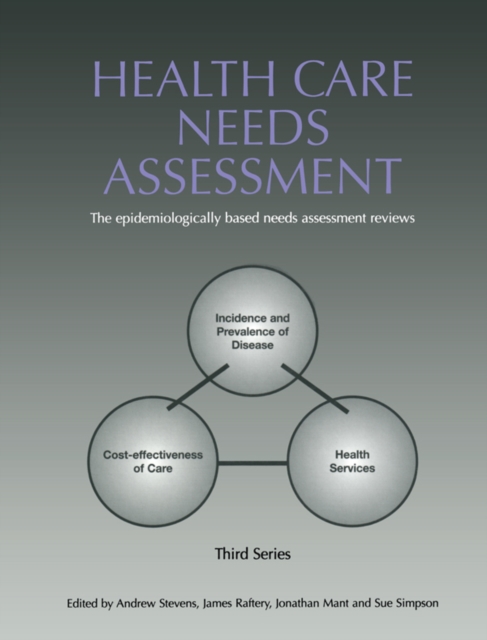 Health Care Needs Assessment : The Epidemiologically Based Needs Assessment Reviews, v. 2, First Series, EPUB eBook