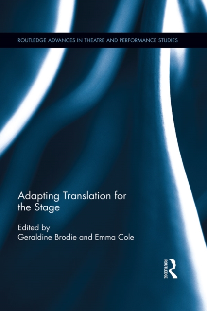 Adapting Translation for the Stage, EPUB eBook