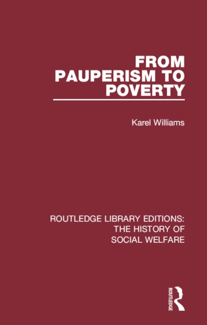 From Pauperism to Poverty, EPUB eBook