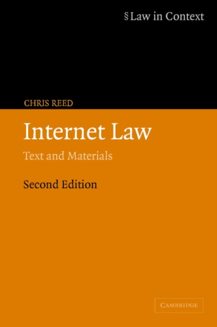 Internet Law : Text and Materials, PDF eBook