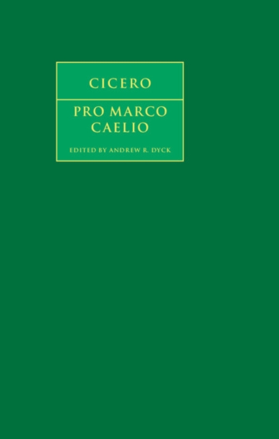 Cicero: Pro Marco Caelio, PDF eBook