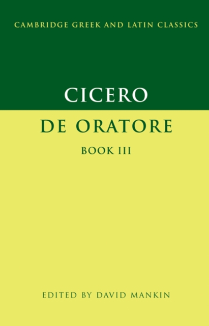 Cicero: De Oratore Book III, EPUB eBook