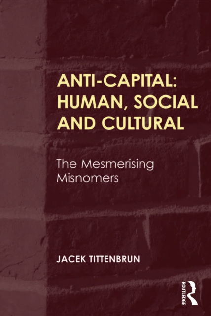 Anti-Capital: Human, Social and Cultural : The Mesmerising Misnomers, EPUB eBook