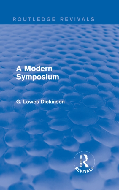 A Modern Symposium, PDF eBook