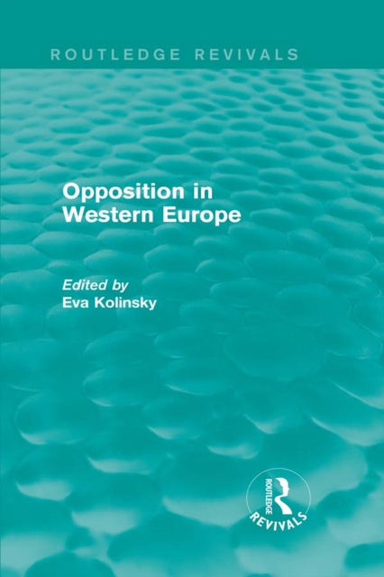 Opposition in Western Europe, EPUB eBook