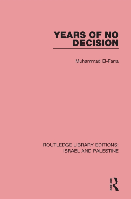 Years of No Decision, EPUB eBook