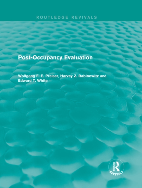 Post-Occupancy Evaluation (Routledge Revivals), PDF eBook