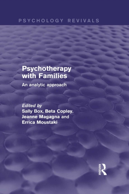 Psychotherapy with Families : An Analytic Approach, PDF eBook