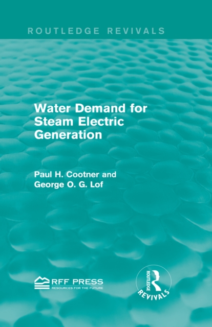 Water Demand for Steam Electric Generation (Routledge Revivals), EPUB eBook