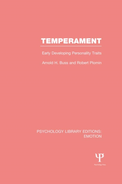 Temperament : Early Developing Personality Traits, PDF eBook