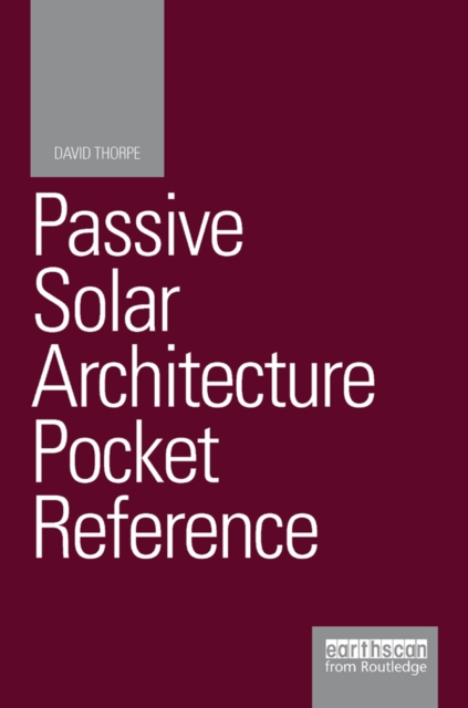 Passive Solar Architecture Pocket Reference, EPUB eBook