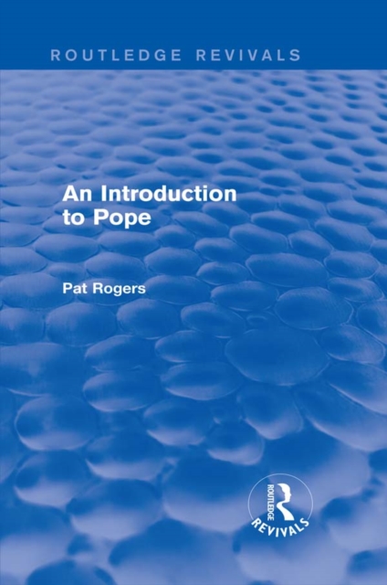 An Introduction to Pope (Routledge Revivals), EPUB eBook