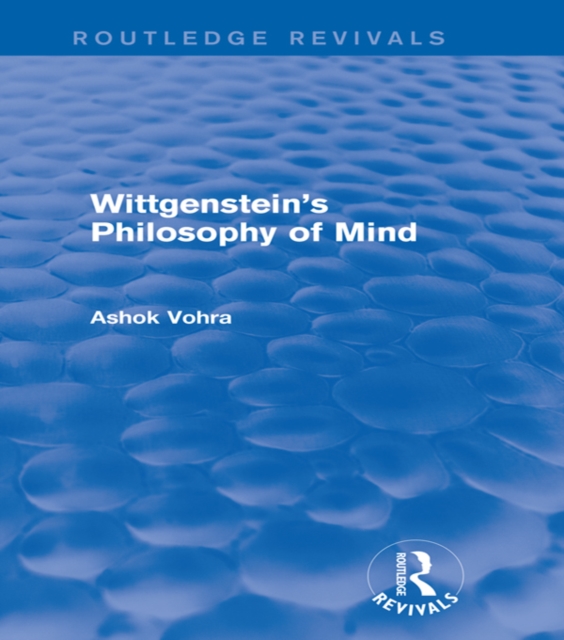 Wittgenstein's Philosophy of Mind (Routledge Revivals), EPUB eBook