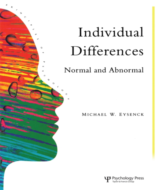 Individual Differences : Normal And Abnormal, PDF eBook