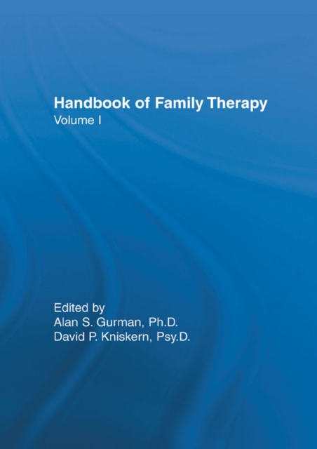 Handbook Of Family Therapy, PDF eBook