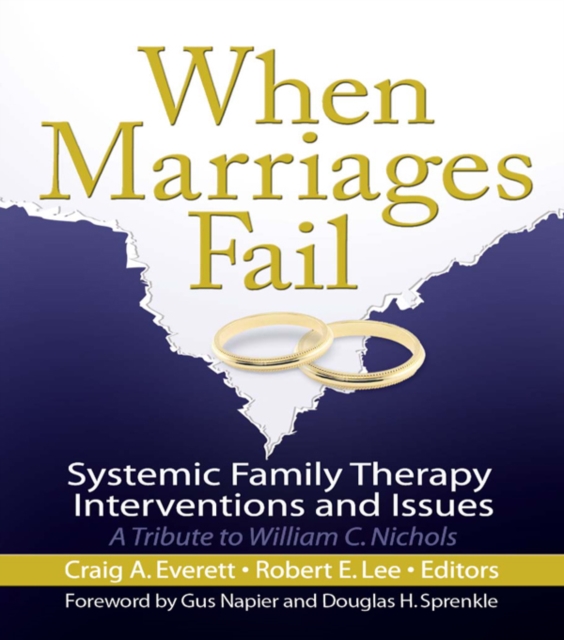 When Marriages Fail : Systemic Family Therapy Interventions and Issues, PDF eBook