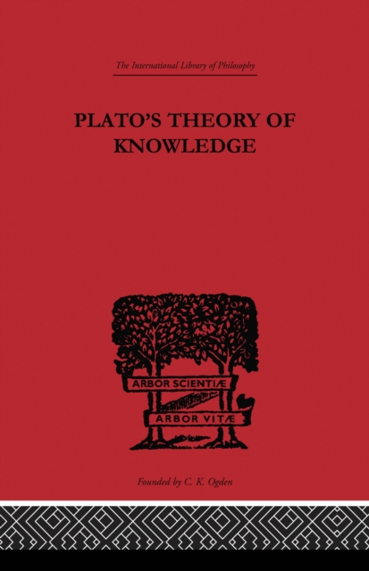 Plato's Theory of Knowledge, EPUB eBook