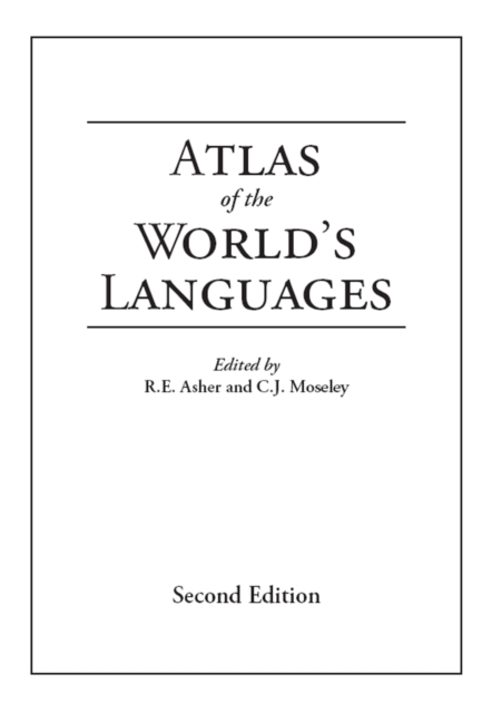 Atlas of the World's Languages, EPUB eBook