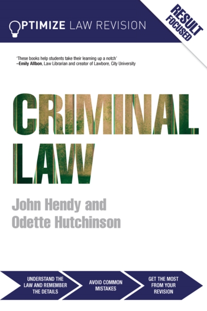 Optimize Criminal Law, PDF eBook