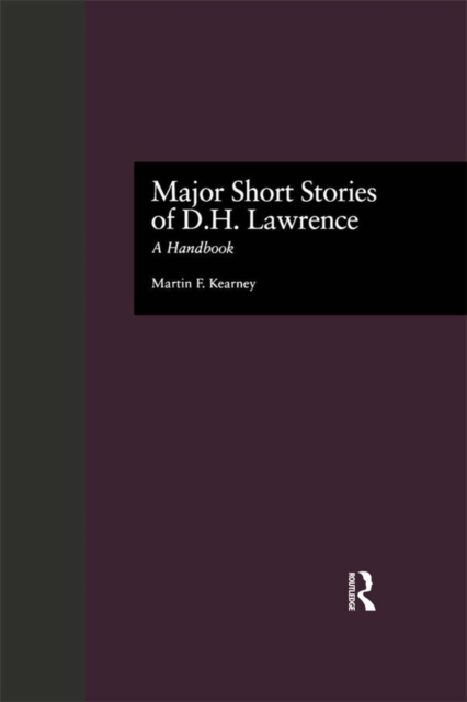 Major Short Stories of D.H. Lawrence : A Handbook, EPUB eBook