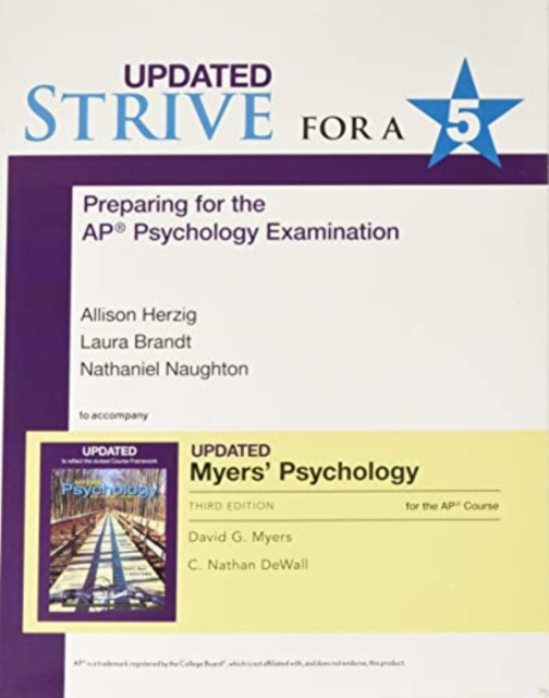 Updated Strive for a 5: Preparing for the AP® Psychology Exam, Hardback Book