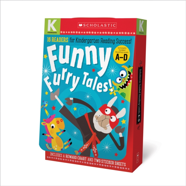 Funny Furry Tales A-D Kindergarten Reader Box Set: Scholastic Early Learners (Guided Reader), Quantity pack Book