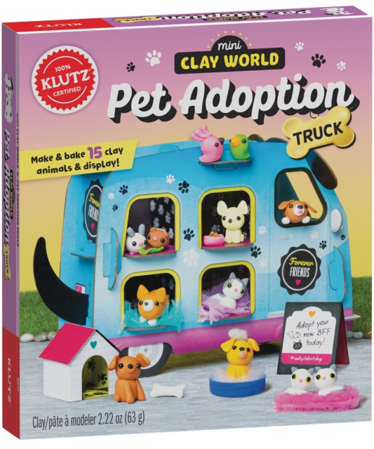 Mini Clay World Pet Adoption Truck, Mixed media product Book