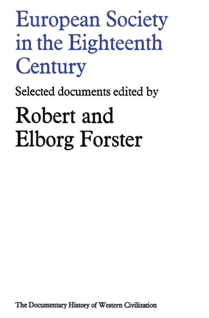 European Society in the Eighteenth Century, PDF eBook