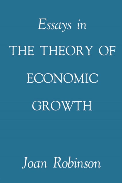 Essays in the Theory of Economic Growth, PDF eBook
