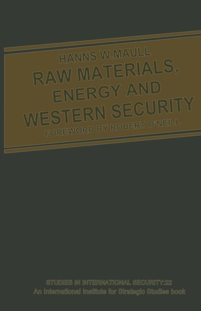 Raw Materials, Energy and Western Security, PDF eBook