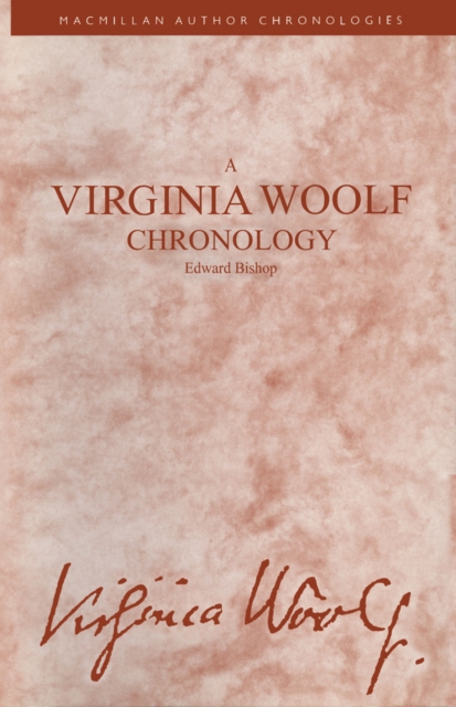 A Virginia Woolf Chronology, PDF eBook