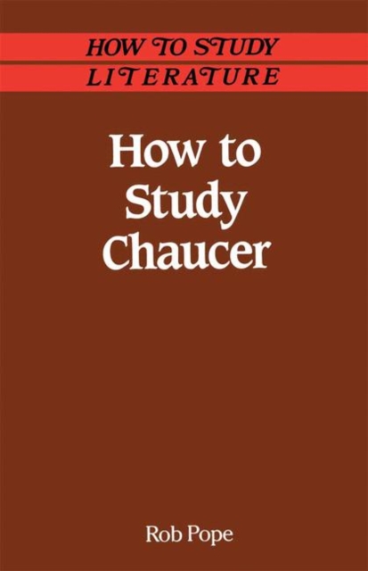 How to Study Chaucer, PDF eBook