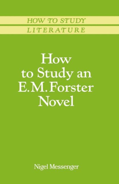 How to Study an E. M. Forster Novel, PDF eBook