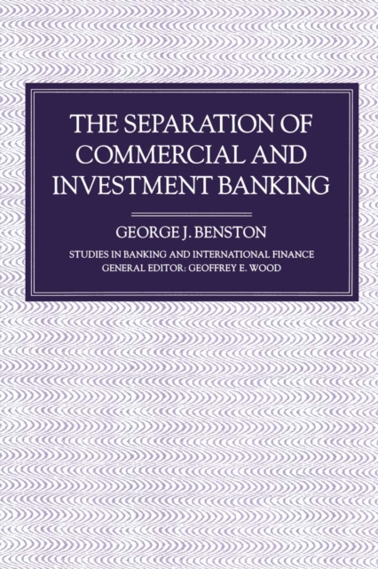 Separation of Commercial and Investment Banking, PDF eBook