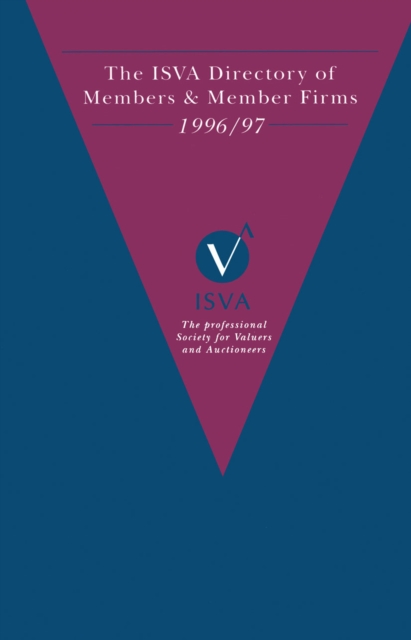 The ISVA Directory of Members and Member Firms 1996/7, PDF eBook