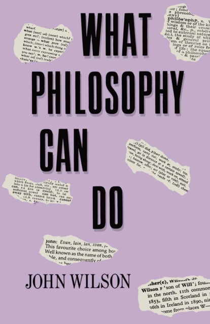 What Philosophy Can Do, PDF eBook