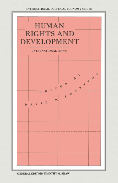 Human Rights and Development : International Views, PDF eBook